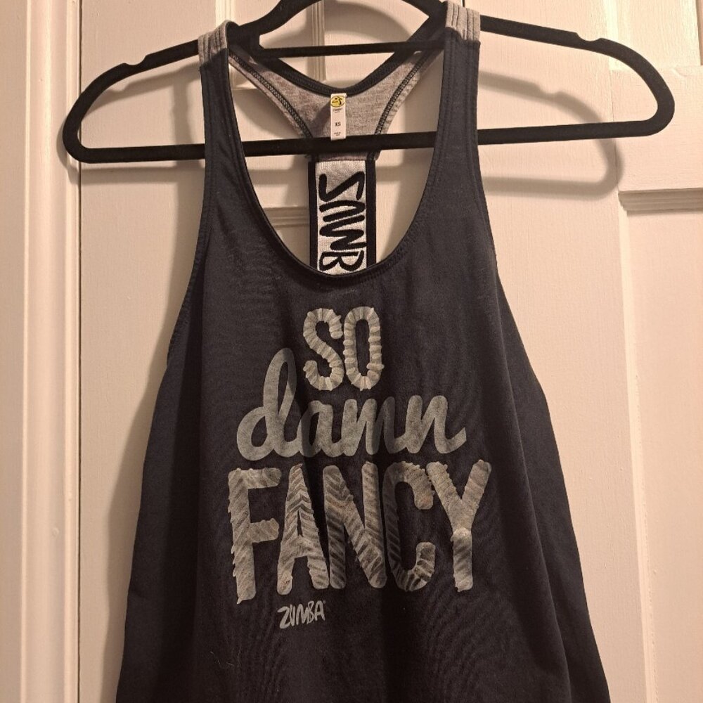 Zumba Tank Top - Sm/Med Black